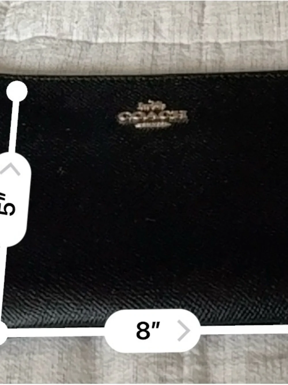 Coach compact black